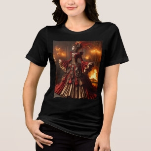 Camiseta Triblenda Phoenix Fire Queen Steampunk Victorian Industrial