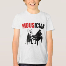 Pianista Ratón Chiste Animal Divertido