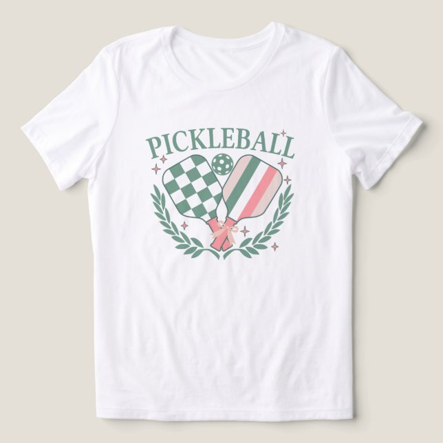 Camiseta Triblenda Pickleball Crossed Paddles (Diseño delantero )