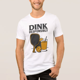 Camiseta Triblenda Pickleball Divertido Dink Responsablemente