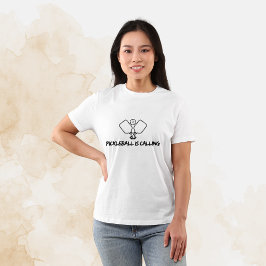 Camiseta Triblenda Pickleball Está Llamando 