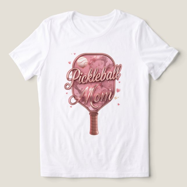 Camiseta Triblenda Pickleball Mom Shirt – Cute Pickleball Gift for Mo (Diseño delantero )