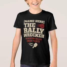 Camiseta Triblenda Pickleball Nombre Personalizado El Destructor de R