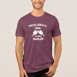 Camiseta Triblenda Pickleball Paddle Ball Nápoles Florida Personaliza