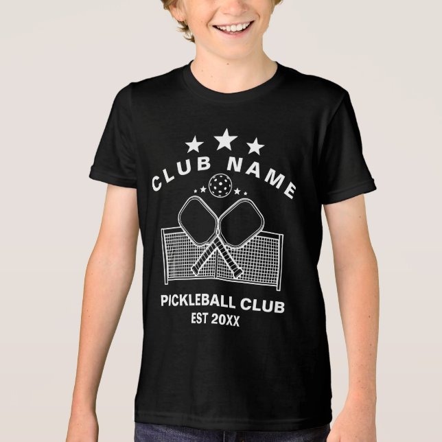 Camiseta Triblenda Pickleball Personalized Club Name (Anverso)