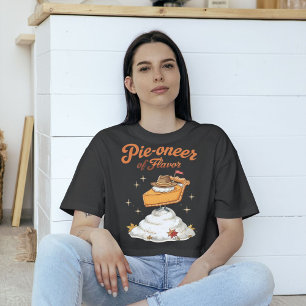 Camiseta Triblenda Pie-oneer de Flavor - Día de Acción de Gracias del