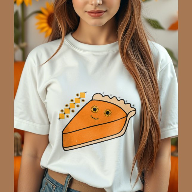 Camiseta Triblenda Piel de calabaza con ojos de girasol (Subido por el creador)