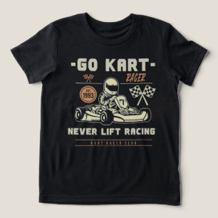 Camiseta Triblenda Piloto de Go Kart – Never Lift Racing