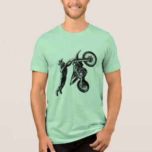 Camiseta Triblenda Piloto de Moto de Cross