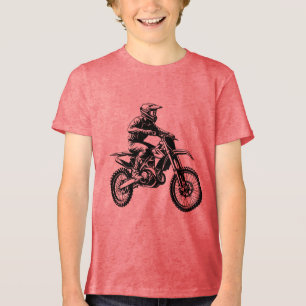 Camiseta Triblenda Piloto de Moto de Tierra