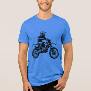 Camiseta Triblenda Piloto de Moto de Tierra