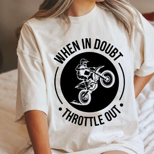 Camiseta Triblenda Piloto de Motocross Cuando Estés en Dudas Acelera