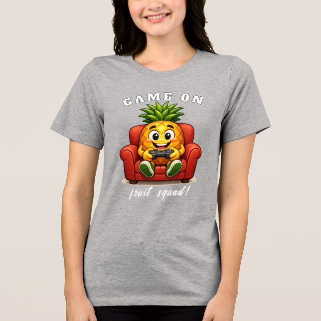 Camiseta Triblenda pineapple gamer (Anverso)