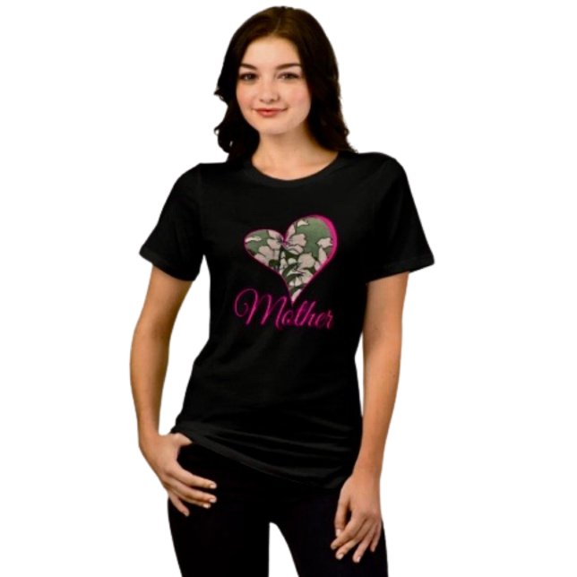 Camiseta Triblenda Pink Blossom Green (Treat Mom in style—this comfy women’s tee makes the perfect heartfelt Mother’s Day gift)