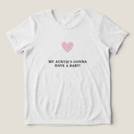 Camiseta Triblenda Pink Heart Baby Shower