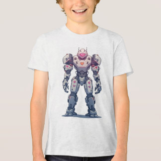 Camiseta Triblenda PinkBeat: Un Mech impulsado por el amor