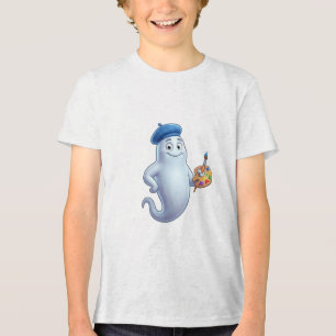 Camiseta Triblenda Pintor de Fantasmas Espeluznantes Arte Creativo de