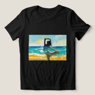 Camiseta Triblenda pintura al óleo 'Arte del Yoga (#2)'