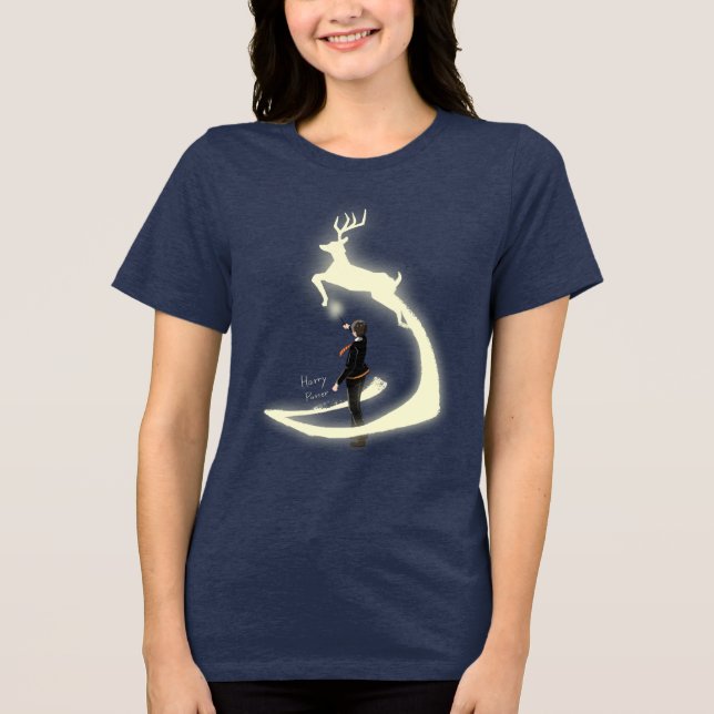 Camiseta Triblenda Pintura del Patronus de HARRY POTTER™ (Anverso)