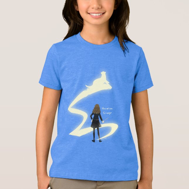 Camiseta Triblenda Pintura del Patronus de Hermione Granger (Anverso)