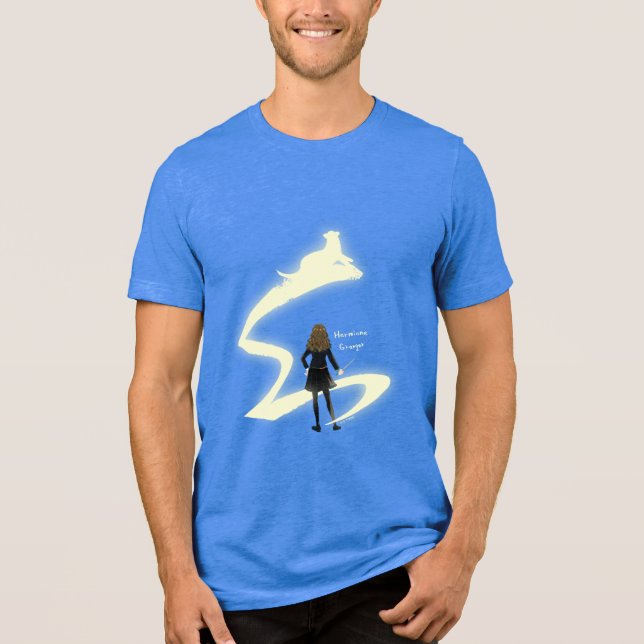 Camiseta Triblenda Pintura del Patronus de Hermione Granger (Anverso)