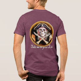 Camiseta Triblenda Pirata de Buffaners "Llévame a tu Lido"