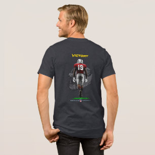 Camiseta Triblenda Pisando la Victoria Fútbol Americano (2) Hombres
