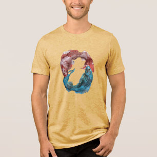 Camiseta Triblenda Piscis Pez Zodíaco Horóscopo Signo de Astrología d