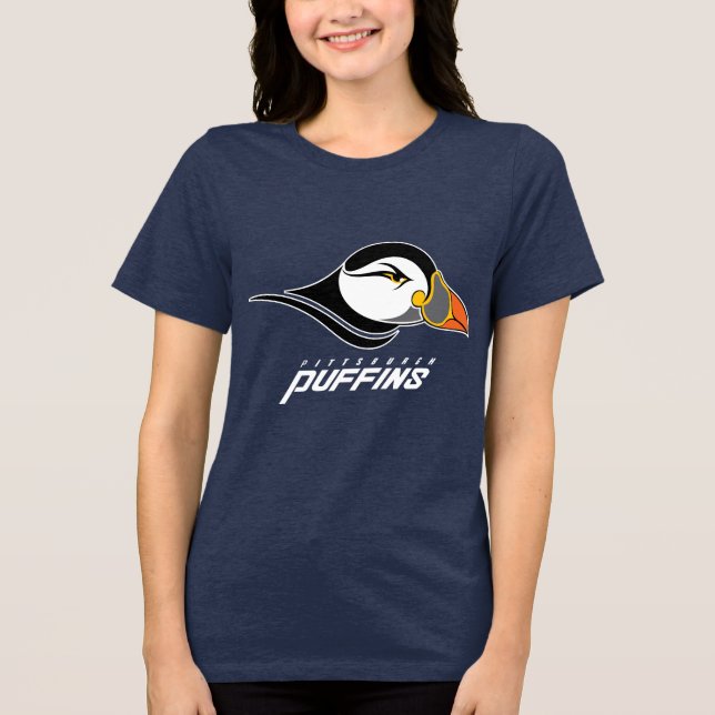 Camiseta Triblenda Pittsburgh Puffins Classic Logo (Anverso)