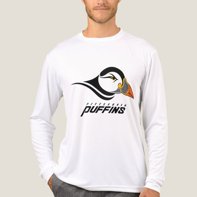 Camiseta Triblenda Pittsburgh Puffins Classic Logo (Anverso )