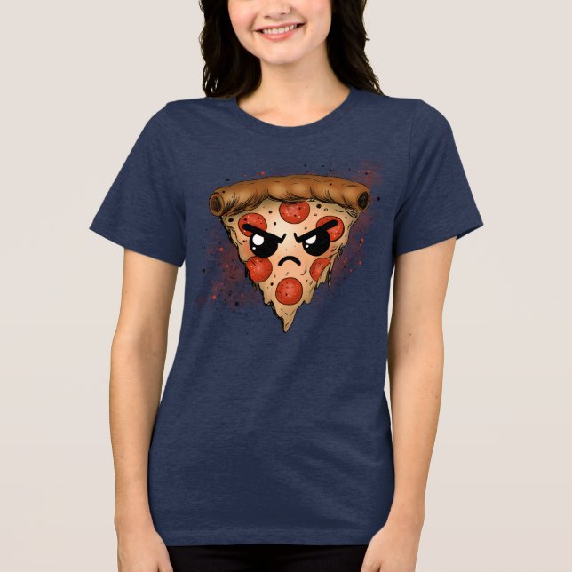 Camiseta Triblenda Pizza grumpy (Anverso)
