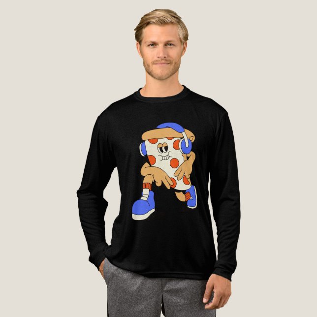 Camiseta Triblenda Pizza Retro (Anverso Completo)