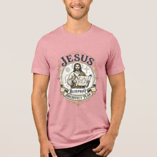 Camiseta Triblenda Plan Arquitecto Jesus Blueprint Plan Arquitecto Je