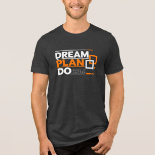 Camiseta Triblenda Plan de Sueños – Tipografía Motivacional Inspirado