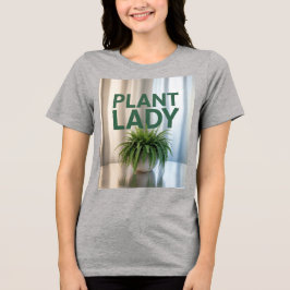 Camiseta Triblenda Planta Lady Fern Silver Pot
