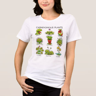 Camiseta Triblenda Plantas carnívoras lindas