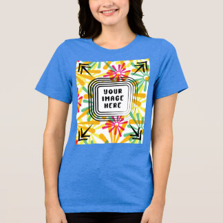 Camiseta Triblenda Plantilla Bella+Canvas Trinco de tres mezclas feme