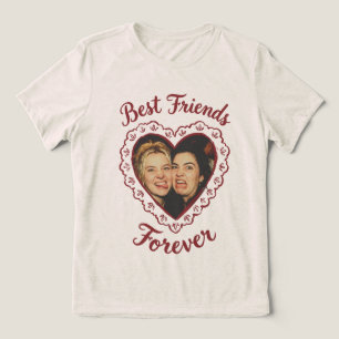 Camiseta Triblenda Plantilla de Foto de Amigas para Siempre