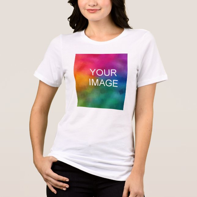 Camiseta Triblenda Plantilla de personalizado carga tu propia foto a  (Anverso)