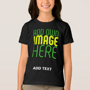 CAMISETA TRIBLENDA PLANTILLA DE TEXTO DE IMAGEN NEGRA SENCILLA EDITAB