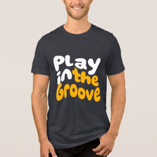 Camiseta Triblenda Play in the Groove Men's Music T-Shirt Funk Dance
