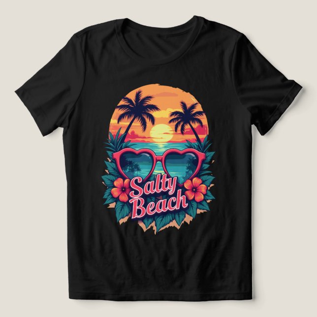 Camiseta Triblenda Playa Salty (Diseño delantero )
