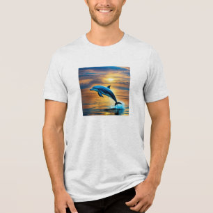 Camiseta Triblenda Playful Dolphin Splash T-Shirt