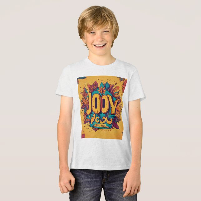 Camiseta Triblenda Playful Printed Kids's T-Shirt: Diseños divertidos (Anverso Completo)
