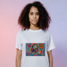 Camiseta Triblenda Playful Urban Beats – Bold Streetwear Headphones A