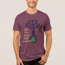 Camiseta Triblenda Poción de Bruja Un Sorbo y la Noche Despierta