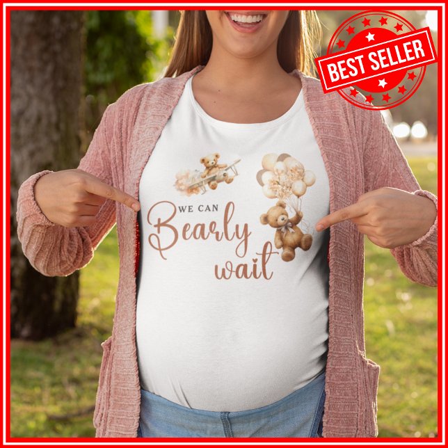Camiseta Triblenda Podemos esperar a Boho GÉNERO NEUTRAL Baby Shower (Subido por el creador)
