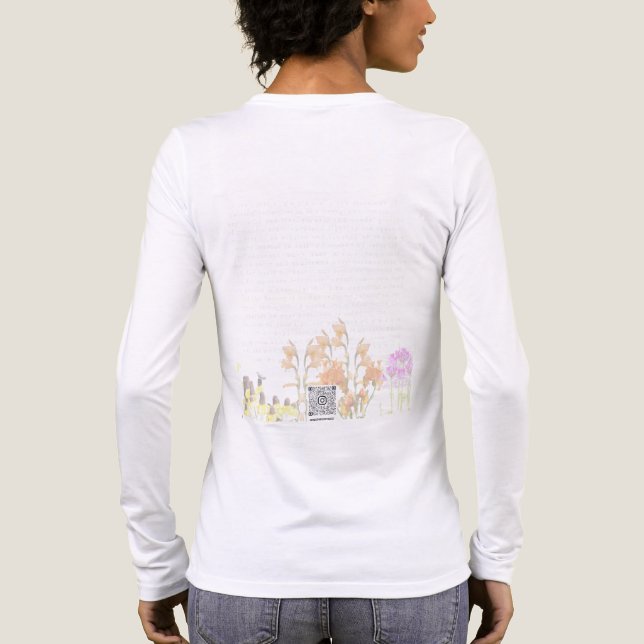 Camiseta Triblenda “Poetry Painted Softly” – Long Sleeve Tshirt (Reverso )