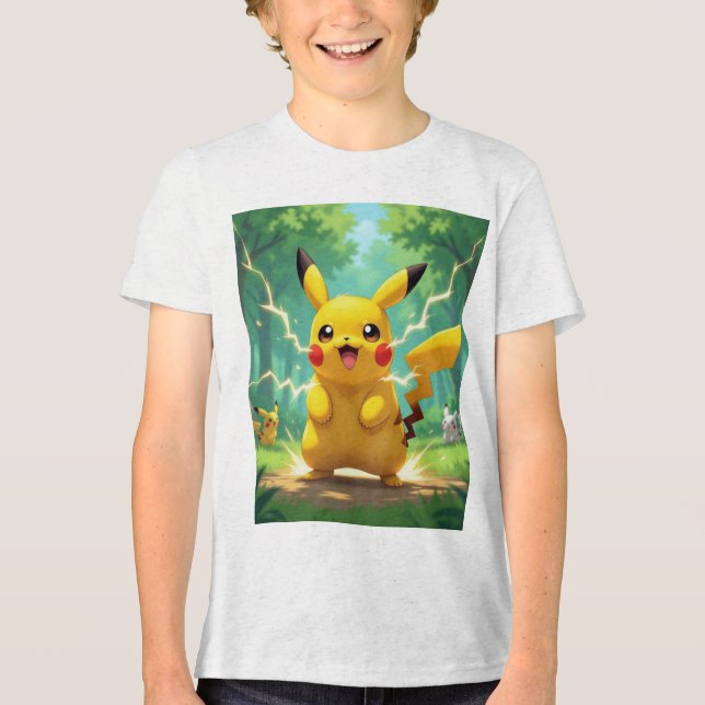 Camiseta Triblenda Pokémon und seine Treue Freunde (Anverso)