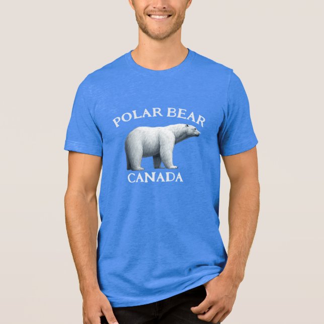 CAMISETA TRIBLENDA POLAR BEAR CANADA (Anverso)